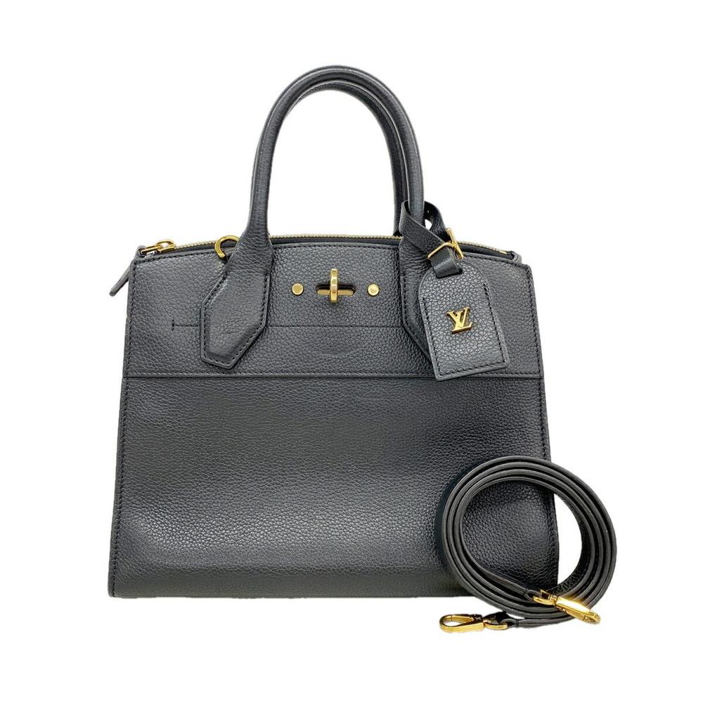 Louis Vuitton City Steamer PM handbag, M53015, Noir (black), 2-way bag for wo...